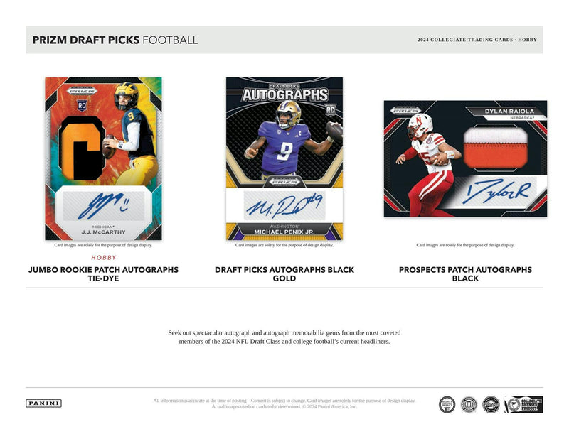 2024 Panini Prizm Draft Picks Football Hobby Box