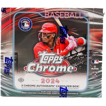 2024 Topps Chrome Baseball Hobby Jumbo Box