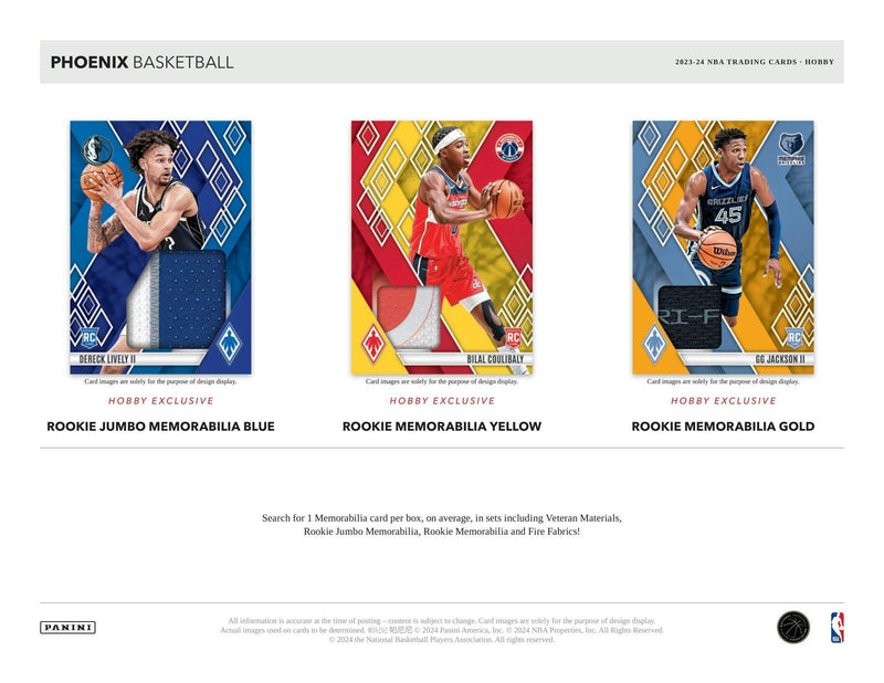 2023/24 Panini Phoenix Basketball Hobby Box