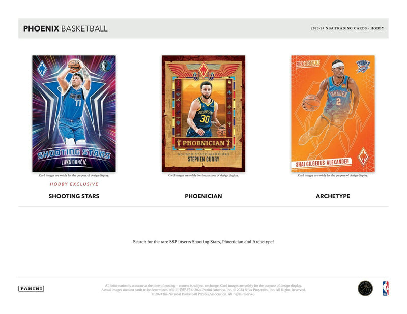 2023/24 Panini Phoenix Basketball Hobby Box