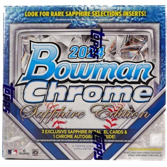 2024 Bowman Chrome Sapphire Baseball Hobby Box