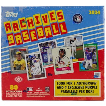 2024 Topps Archives Baseball Collector Box