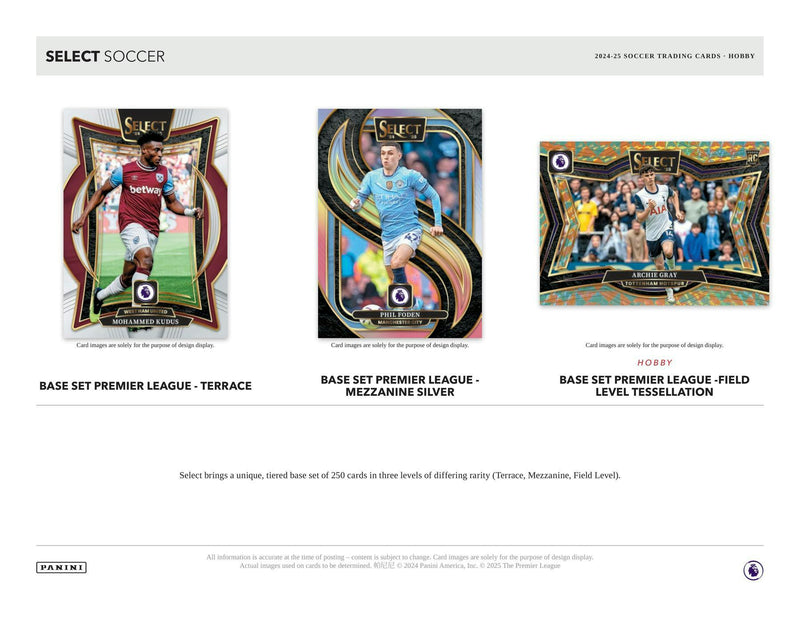 MONEYBALL MONDAY 2024/25 Panini Select Premier League EPL Soccer Hobby Box PERSONAL BREAK