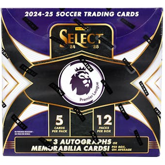 MONEYBALL MONDAY 2024/25 Panini Select Premier League EPL Soccer Hobby Box PERSONAL BREAK