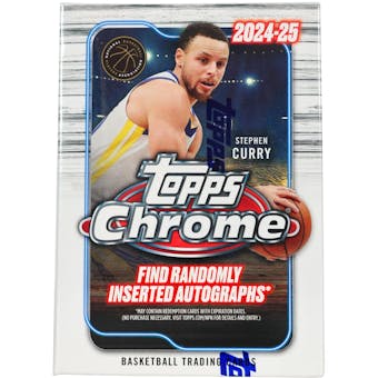 2024/25 Topps Chrome Basketball 8-Pack Blaster Box