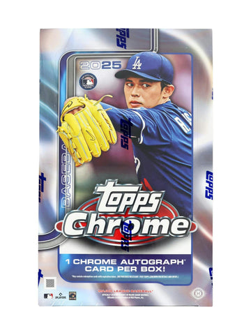 Sports - 2025 Topps Chrome Baseball Hobby Box