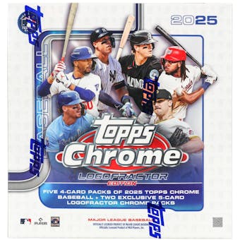 2025 Topps Chrome Baseball Logofractor Edition Box