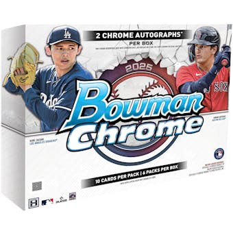 2025 Bowman Chrome Baseball Hobby Box (Presell)