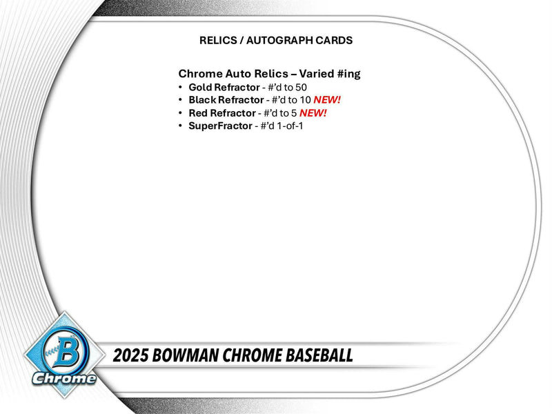 2025 Bowman Chrome Baseball Breaker Delight Box (Presell)