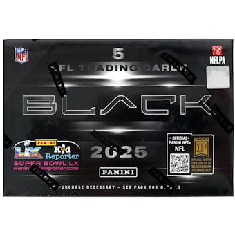 2025 Panini Black Football Hobby Box