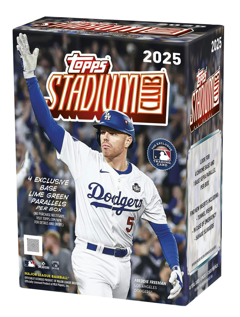 2025 Topps Stadium Club Baseball 8-Pack Blaster Box