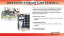 2025 Topps Stadium Club Baseball 8-Pack Blaster Box