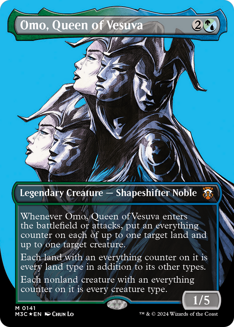 Omo, Queen of Vesuva (Display Commander) [Modern Horizons 3 Commander]