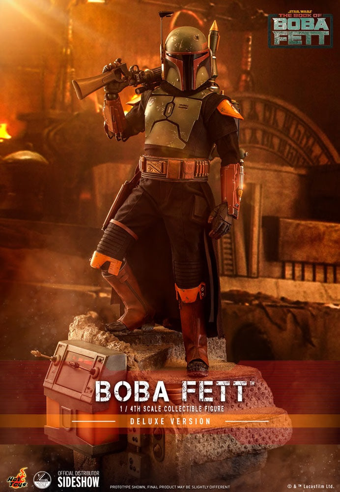 BOBA FETT (DELUXE VERSION) Quarter Scale Figure by Hot Toys