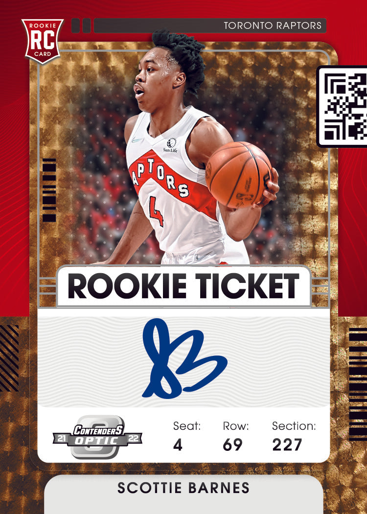 2021-22 Panini Contenders Optic Basketball 10-Box Inner Case