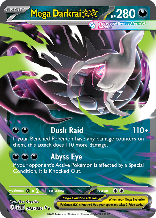 Pokemon ME05: Pitch Black - Booster Box - 2-Box Break