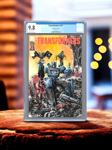Transformers #27 Caleb Ady Variant Iron Lion Exclusive (GRADED CGC 9.8)(Pre-Order)