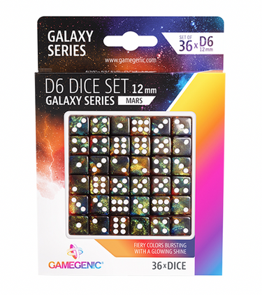 Gamegenic - Galaxy Series - Mars - D6 Dice Set (36pcs)