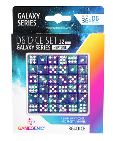 Gamegenic - Galaxy Series - Neptune - D6 Dice Set (36pcs)