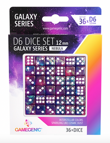 Gamegenic - Galaxy Series - Nebula - D6 Dice Set (36pcs)