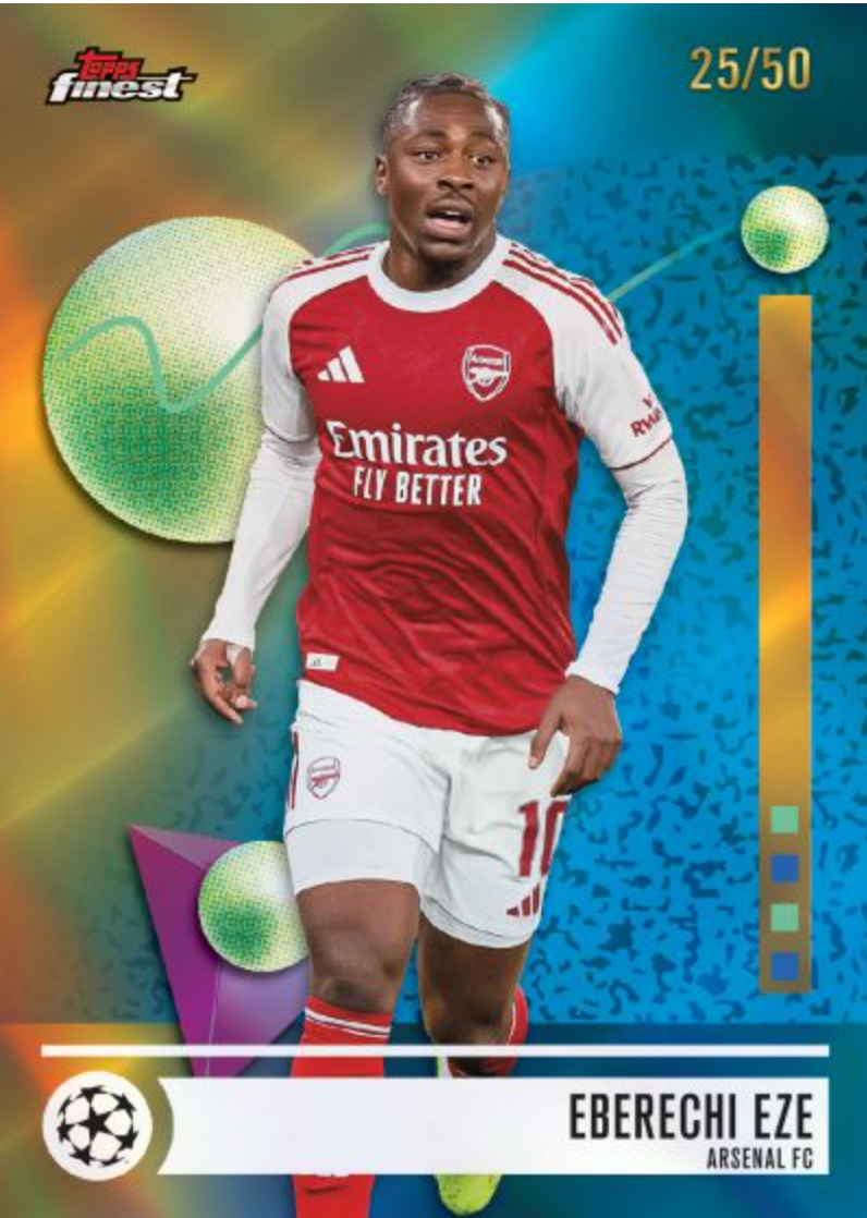 2025-26 Topps Finest UEFA Club Competitions - Hobby - 2-Box Break