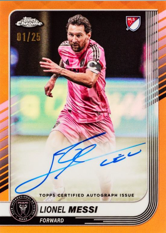 2025 Topps Chrome MLS Hobby Box 6-Box Half Case #1 Pick Your Team