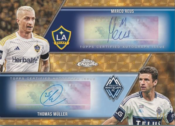 2025 Topps Chrome MLS Hobby Box 6-Box Half Case