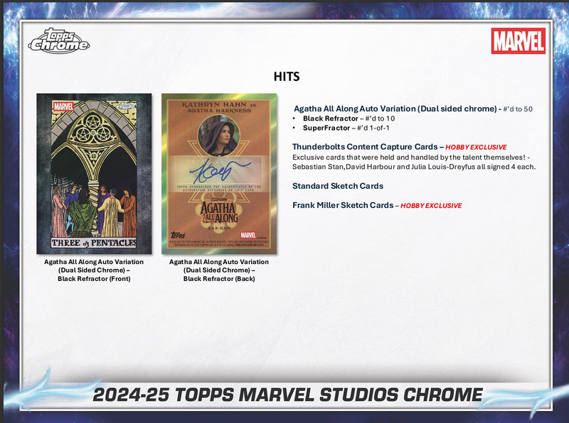 2024/25 Topps Marvel Studios Chrome Hobby Box
