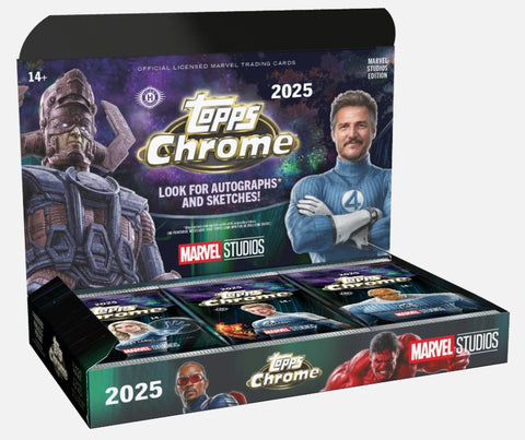 2024/25 Topps Marvel Studios Chrome Hobby Box