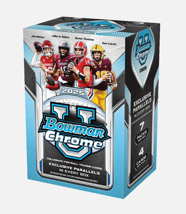 2025 Bowman Chrome University Football Value Box