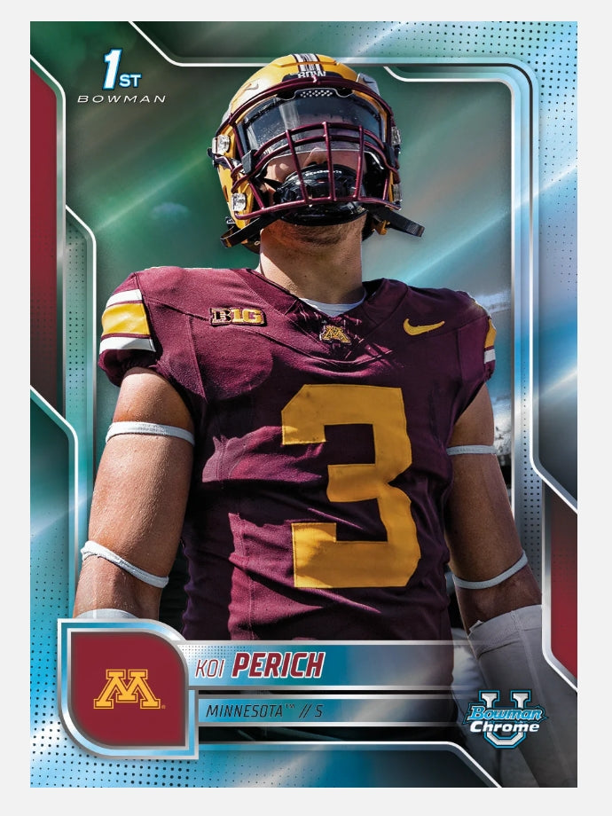 2025 Bowman Chrome University Football Value Box