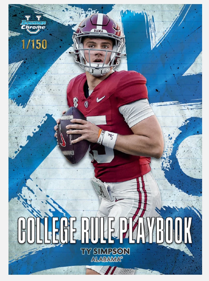 2025 Bowman Chrome University Football Value Box