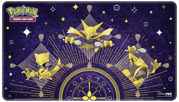 Pokemon Stitched Playmat: Abra Evolutions