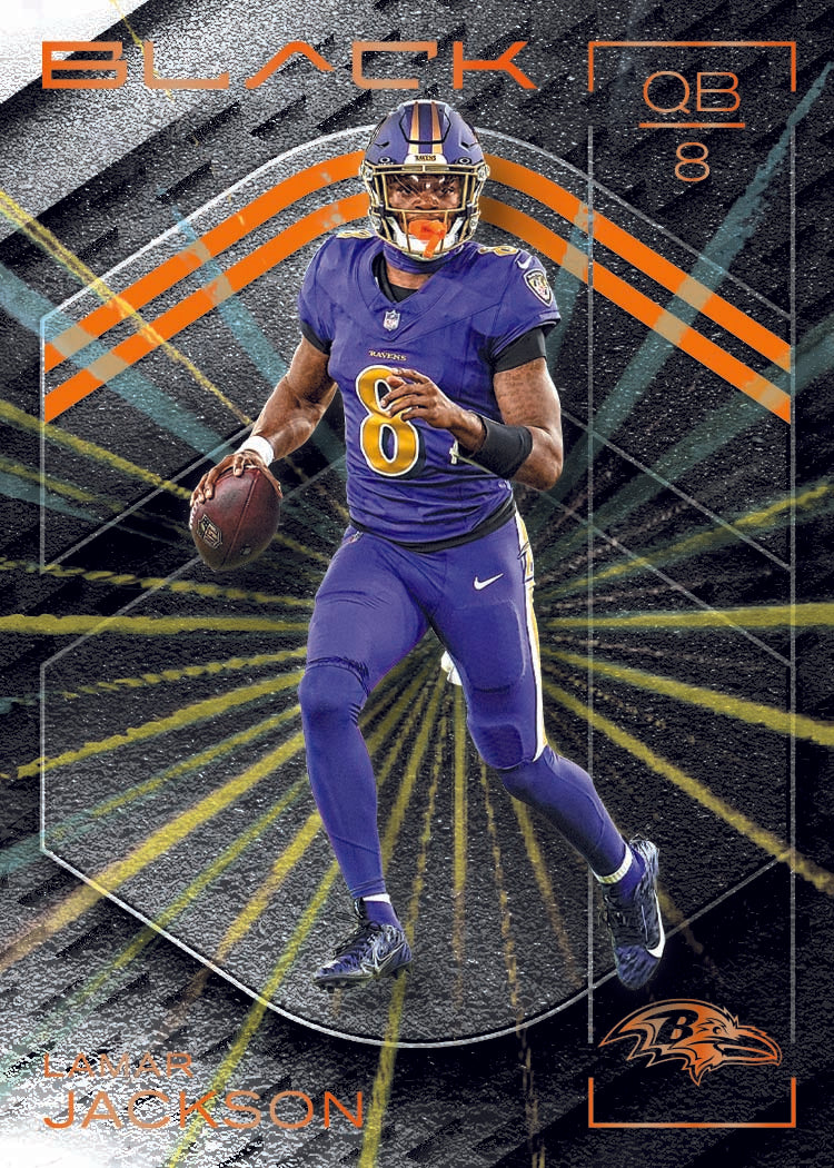 2025 Panini Black Football Hobby 6-Box Half Case