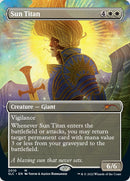 Sun Titan (Borderless) [Secret Lair Countdown Kit]
