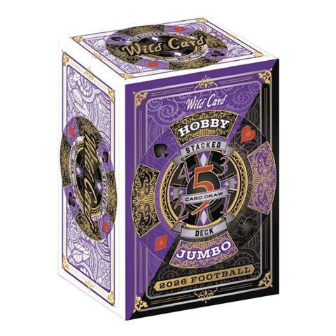 Wild Card 5 Card Draw Hobby Jumbo Box - ONLINE EXCLUSIVE