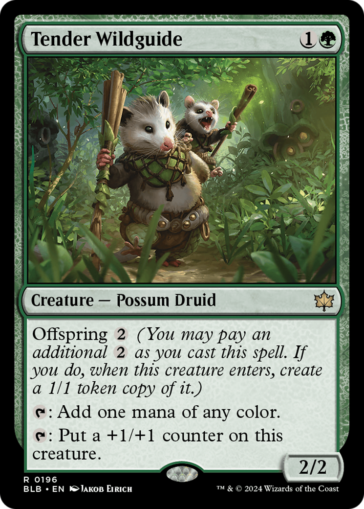 bloomburrow mtg cards Tender Wildguide [Bloomburrow]