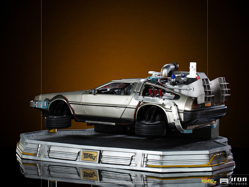 DELOREAN SET REGULAR VERSION 1:10 Scale Statue by Iron Studios