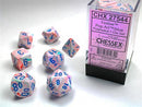Chessex Polyhedral 7-Die Set - Pop Art/Blue