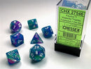 Chessex Luminary Polyhedral 7-Die Set - Waterlily