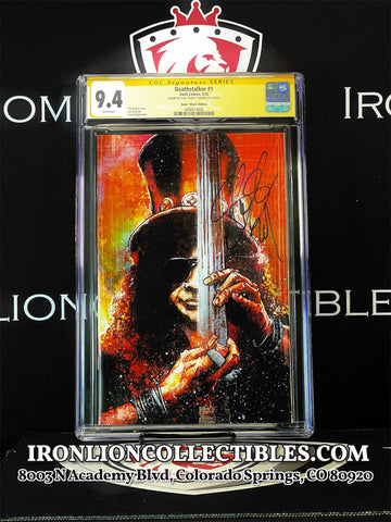 Deathstalker #1 Signed by Saul "Slash" Hudson (CGC 9.4)