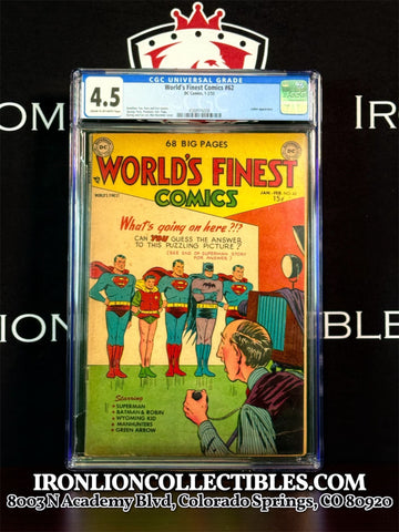World's Finest Comics #62 (CGC 4.5)