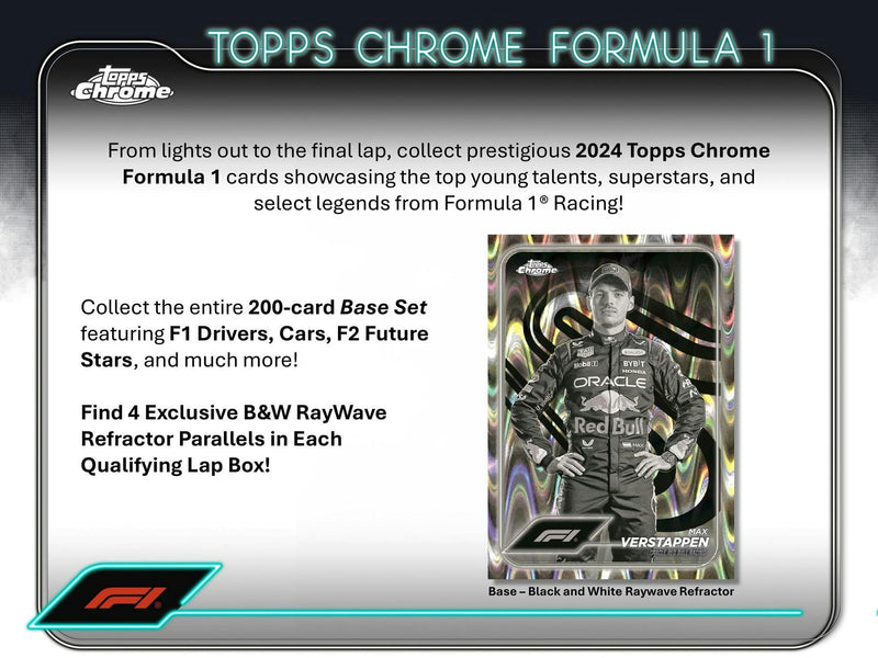 2024 Topps Chrome F1 Formula 1 Qualifying Lap Hobby Pack