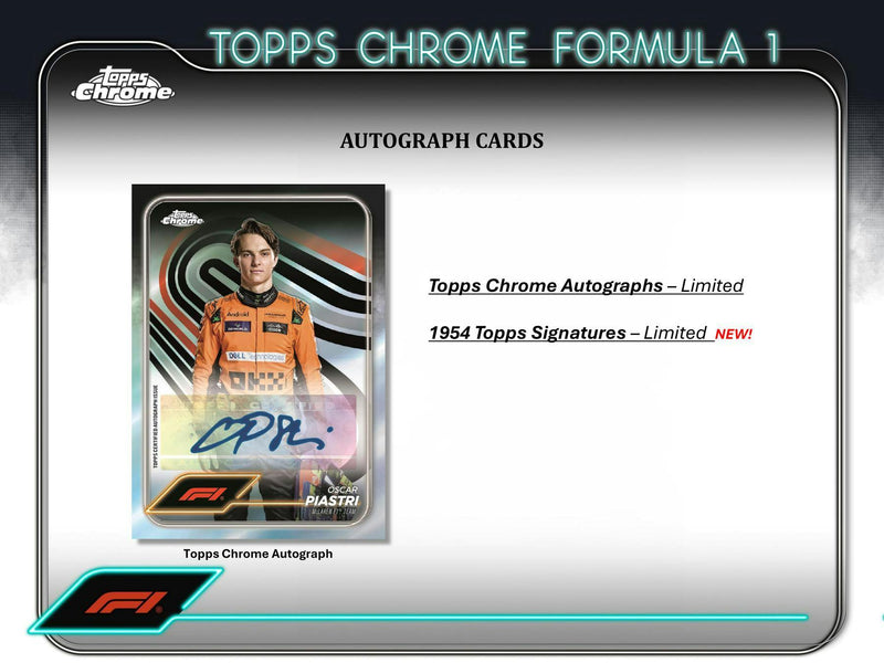 2024 Topps Chrome F1 Formula 1 6-Pack Blaster Box