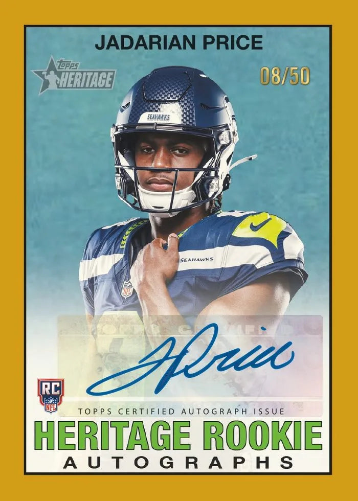 2026 Topps Heritage Football - Hobby - 2-Box Break