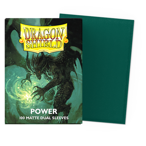 Dragon Shield Standard Dual Matte Card Sleeves - Power (100ct)