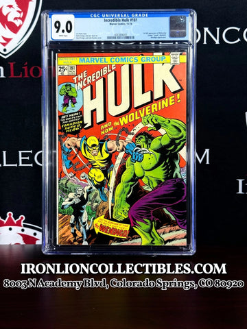 Incredible Hulk #181 (CGC 9.0) [🔑1ST APP OF WOLVERINE]