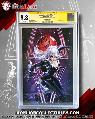 Amazing Spider-Man #1 (Signed & Sketch by Clayton Crain) (CGC 9.8)
