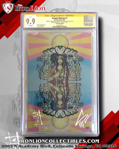Hanged Woman #1 (Signed by Javan Jordan & Marco "Dr Flaw" Marcus) (CGC 9.9)