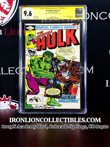 Incredible Hulk #271 Signed & Sketch by Al Milgrom (CGC 9.6)